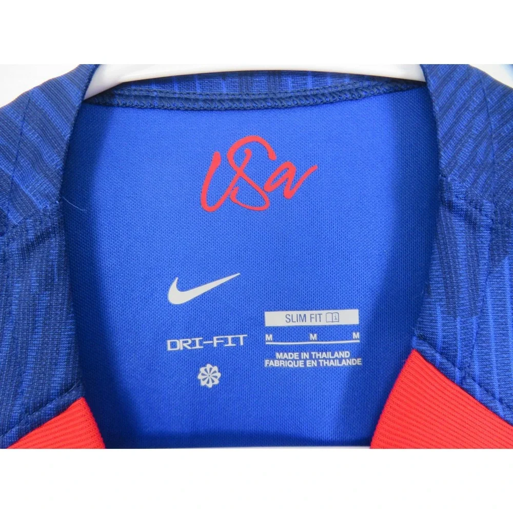 United States Soccer Shirt Womens Medium Blue Nike Dri Fit USA Jersey USWNT - Picture 5 of 8